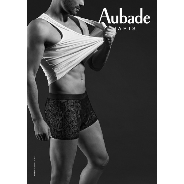 AUBADE MEN BOXER / BLACK PYTHON