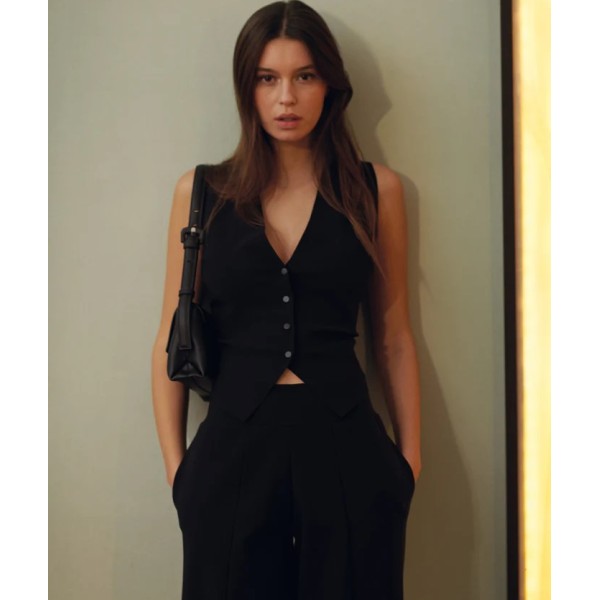 GABIE NOIR / GILET EN BONDET