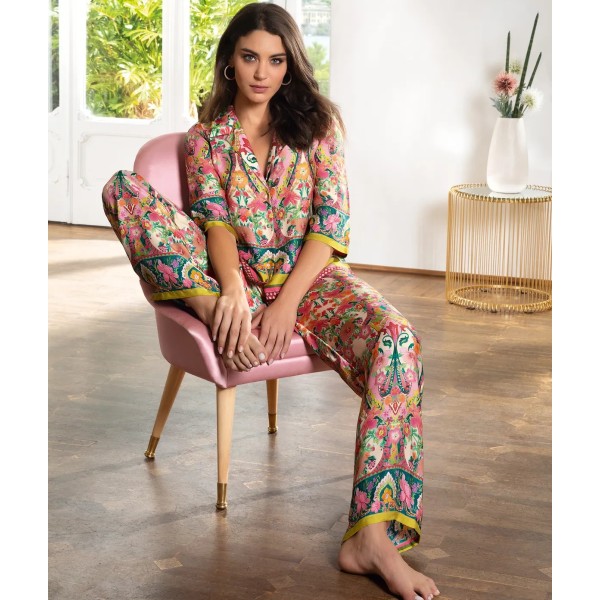 LIBERTINE EN FLEURS / CHEMISIER COURT