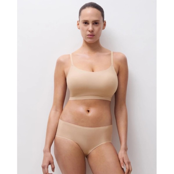 SOFTSTRETCH / BRALETTE AVEC COQUES NUDE