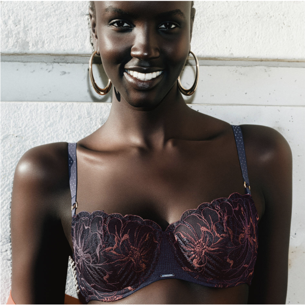 FLEURS SIGNATURE / CORBEILLE B-F MARINE & LUREX