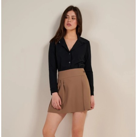 SANDRY NOIR / CHEMISE EN...