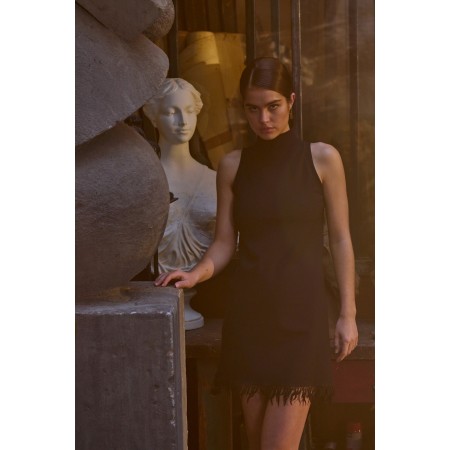 RAFAELA NOIR / ROBE TRAPEZE...